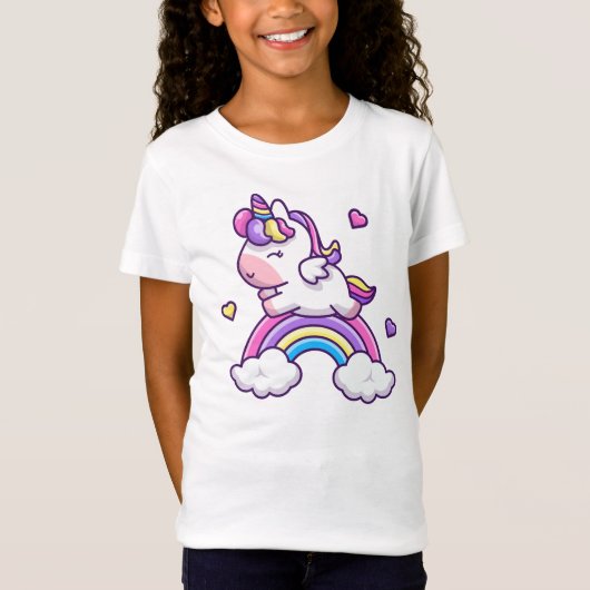 Unicorn Rainbow T-shirt (Voorkant)