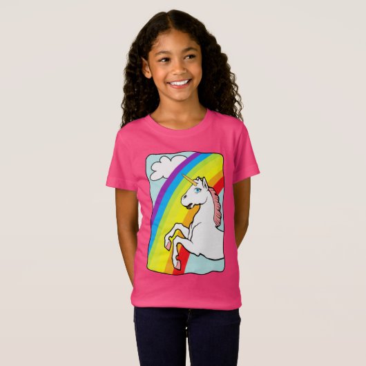 Unicorn Rainbow T-shirt (Voorkant volledig)