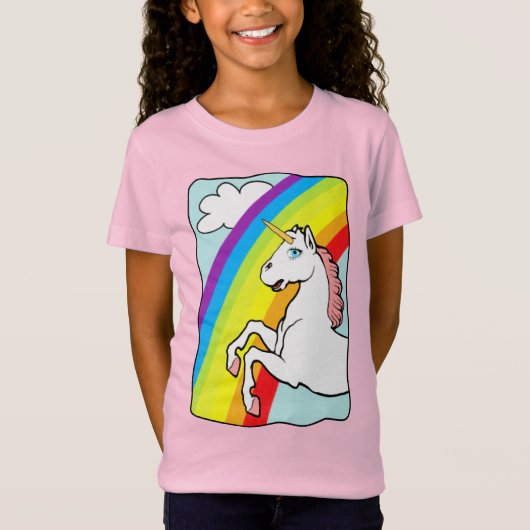 Unicorn Rainbow T-shirt (Voorkant)