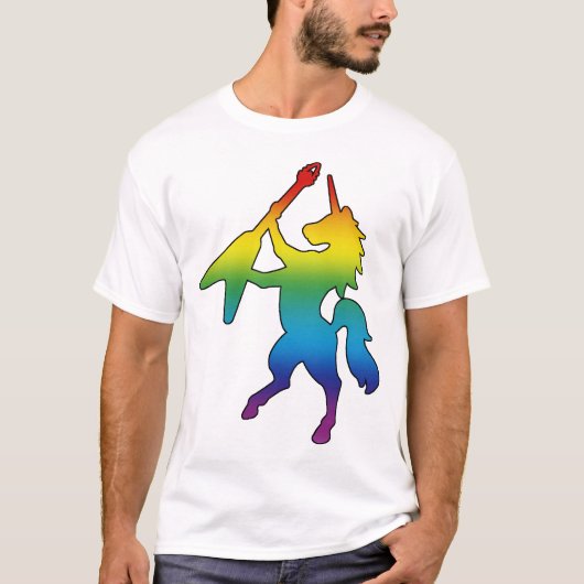 Unicorn Rainbow T-shirt (Voorkant)