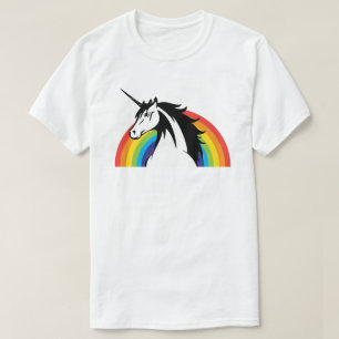 UNICORN RAINBOW, VOEG UW EIGEN FRASE TOE T-SHIRT