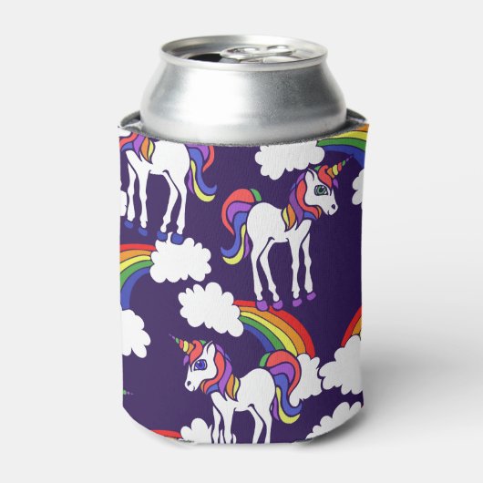 Unicorn Rainbows Blikjeskoeler (Blikje Voorkant)