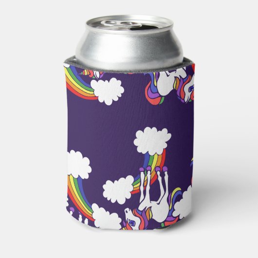 Unicorn Rainbows Blikjeskoeler (Blikje Achterkant)