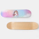 Unicorn & Rainbows Persoonlijk Skateboard (Horizontaal)