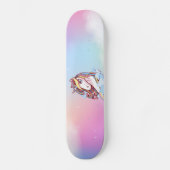 Unicorn & Rainbows Persoonlijk Skateboard (Voorkant)