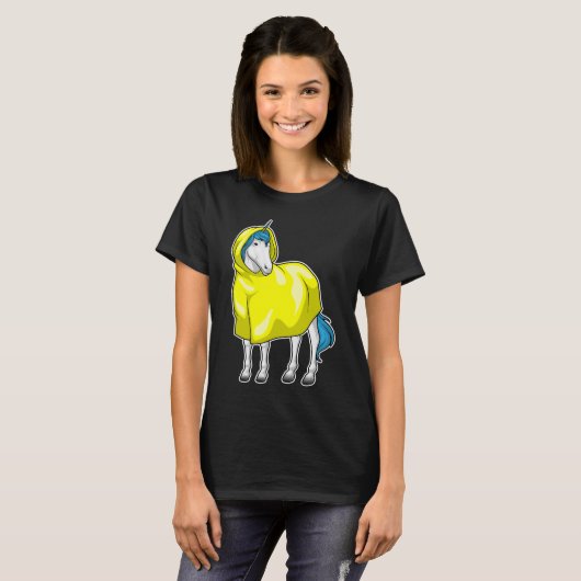 Unicorn Raincoat T-shirt (Voorkant volledig)
