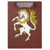 Unicorn Rampant Klembord (Voorkant)