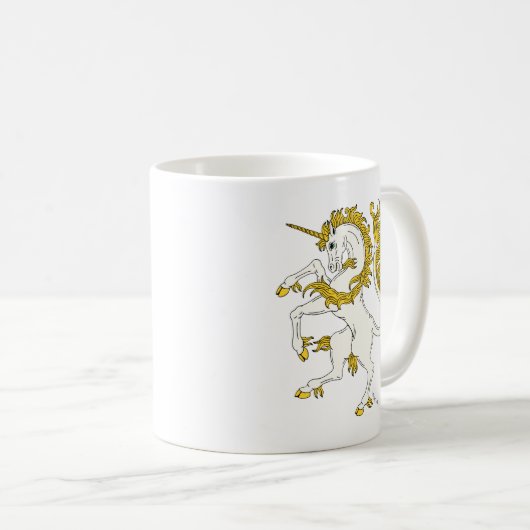 Unicorn Rampant Koffiemok (Voorkant rechts)
