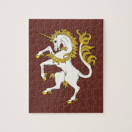 Unicorn Rampant Legpuzzel (Verticaal)