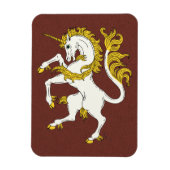Unicorn Rampant Magneet (Verticaal)