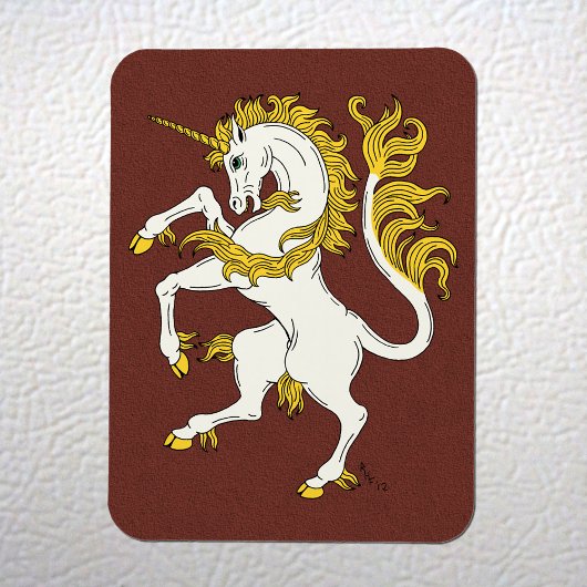 Unicorn Rampant Magneet