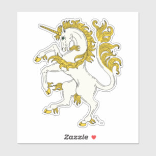 Unicorn Rampant Sticker