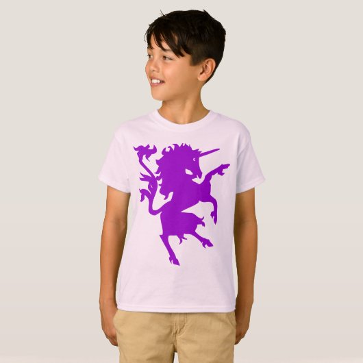 Unicorn Rampant T-shirt (Voorkant volledig)