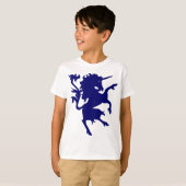 Unicorn Rampant T-shirt (Voorkant volledig)