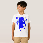 Unicorn Rampant T-shirt (Voorkant volledig)