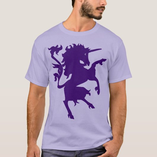 Unicorn Rampant T-shirt (Voorkant)