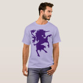 Unicorn Rampant T-shirt (Voorkant volledig)