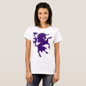 Unicorn Rampant T-shirt (Voorkant volledig)