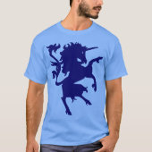 Unicorn Rampant T-shirt (Voorkant)