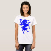 Unicorn Rampant T-shirt (Voorkant volledig)