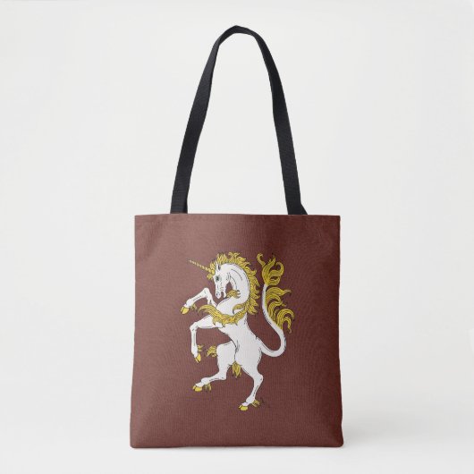 Unicorn Rampant Tote Bag (Voorkant)