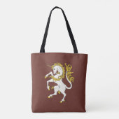 Unicorn Rampant Tote Bag (Achterkant)