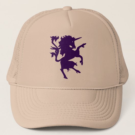 Unicorn Rampant Trucker Pet (Voorkant)