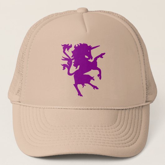 Unicorn Rampant Trucker Pet (Voorkant)