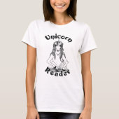 Unicorn Reader Basic Women's T-shirt - Black Logo (Voorkant)