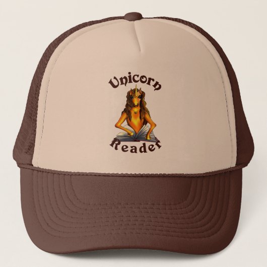 Unicorn Reader Color Hat Trucker Pet (Voorkant)