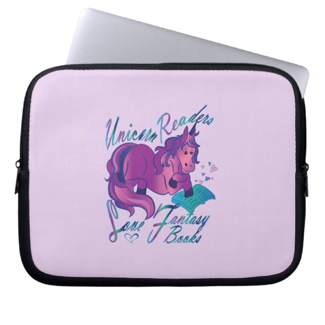 Unicorn Readers Love Fantasy Books Book Sleeve (Voorkant)