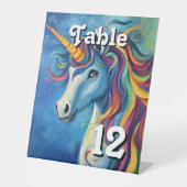 Unicorn Reclamebord Met Voetstuk (Voorkant)