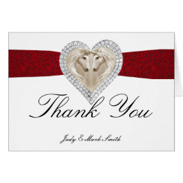 Unicorn Red Lace Hartelijk dank