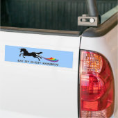 Unicorn-regenboog Bumpersticker (Op Truck)