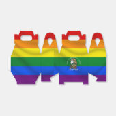 Unicorn regenboog Dank je wel voor de doos Bedankdoosjes (Uitgevouwen)