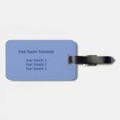 Unicorn, regenboog en wolken, op maat gesneden bagagelabel (Achterkant horizontaal)