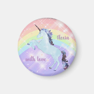 Unicorn, regenboog, voor meisjes, kinderen, feeste magneet