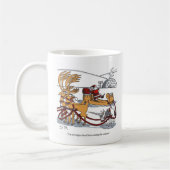 Unicorn Reindeer mok (Links)