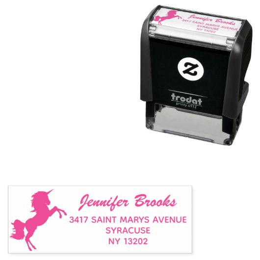Unicorn Retour Adres Stempel (In situ)