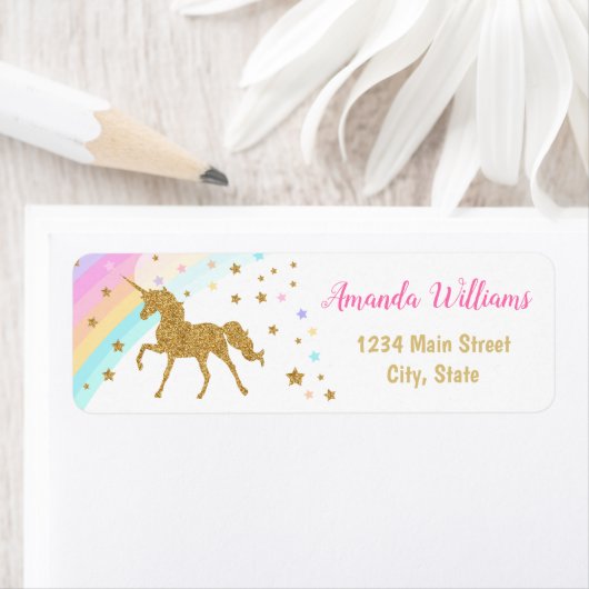 Unicorn Return Address Label (Insitu)