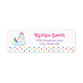 Unicorn Return Address Label (Voorkant)