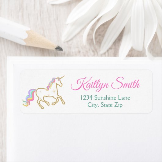 Unicorn Return Address Label (Insitu)