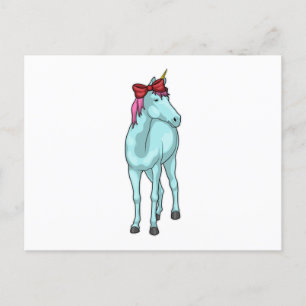 Unicorn Ribbon Briefkaart