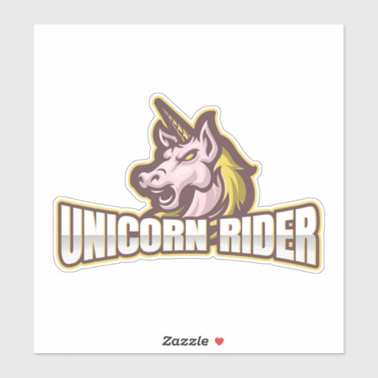 Unicorn Rider Sticker (Vel)
