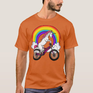 Unicorn Riding A Bicycle T-shirt