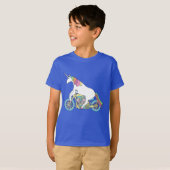Unicorn Riding Motorcycle T-shirt (Voorkant volledig)