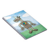 Unicorn Robot Notitieboek (Rechterzijde)