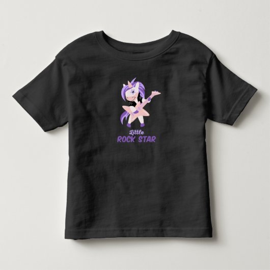 Unicorn Rockster Kids T-Shirt (Voorkant)