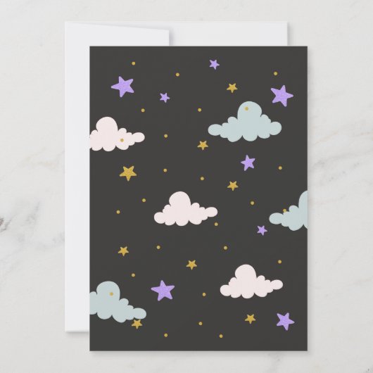 Unicorn Roller Schaats Verjaardagsuitnodiging Kaart (Achterkant)