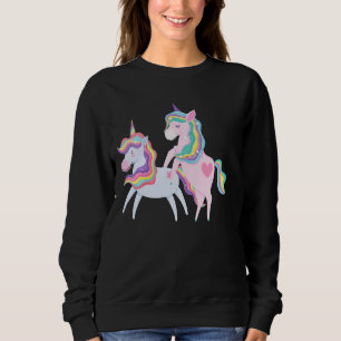 Unicorn Romantic met sociale afstanden Saint Valen Trui